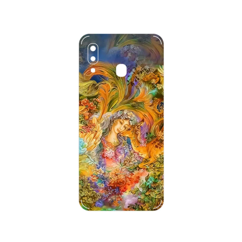 برچسب پوششی ماهوت مدل Persian miniature 3 مناسب برای گوشی موبایل سامسونگ Galaxy A20e