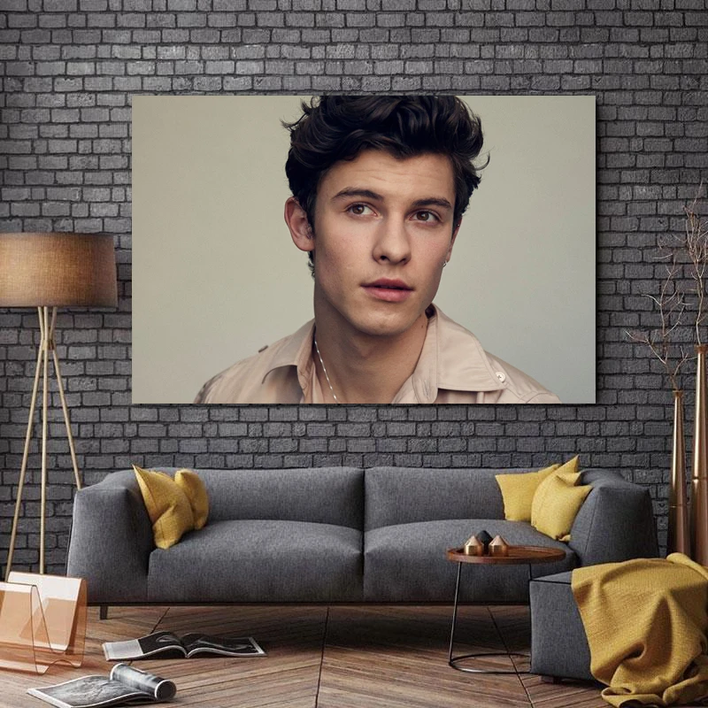 تابلو شاسی طرح بزرگان موسیقی مدل Shawn Mendes کد A414
