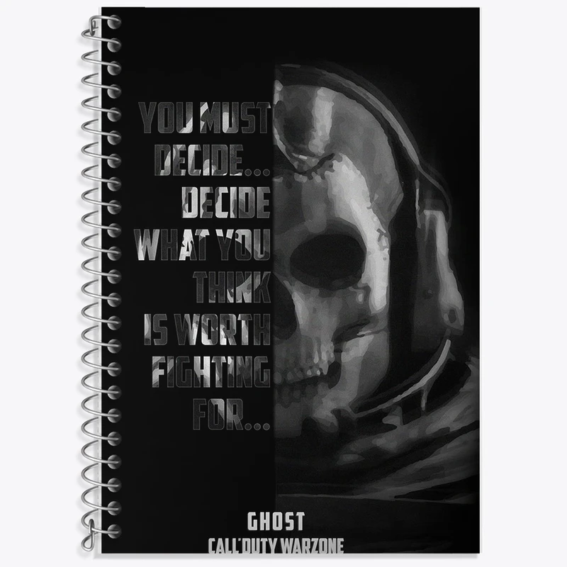 دفتر لغت 50 برگ خندالو طرح کال اف دیوتی (Call of duty) کد F290