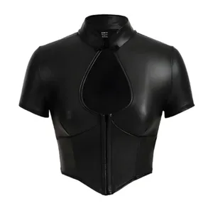 نیم‌تنه زنانه مدل چرم 