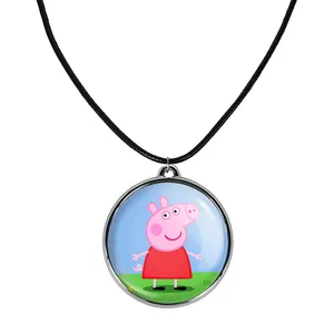 گردنبند خندالو مدل پپا انیمه پپاپیک Peppa pig کد 2206722065