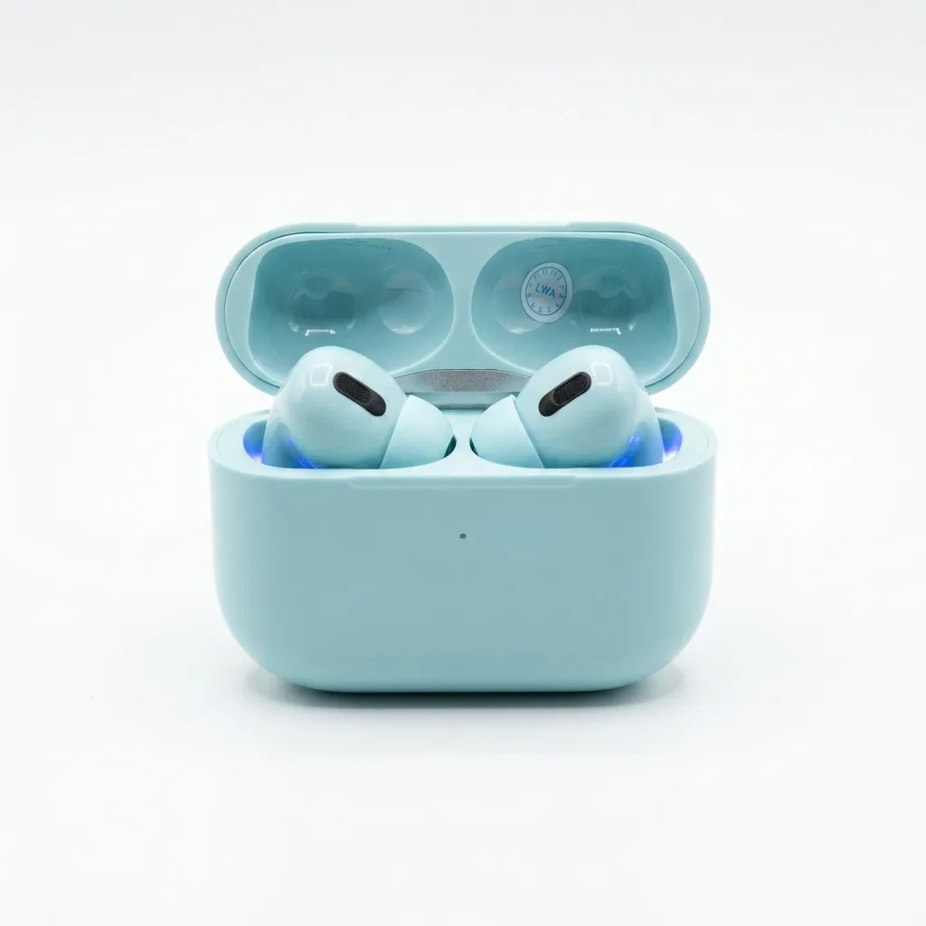 هدفون بلوتوثی مدل AirPods Pro بدون نویز کنسلینگ، درگاه شارژ لایتنینگ، پشتیبانی از فرمان لمسی