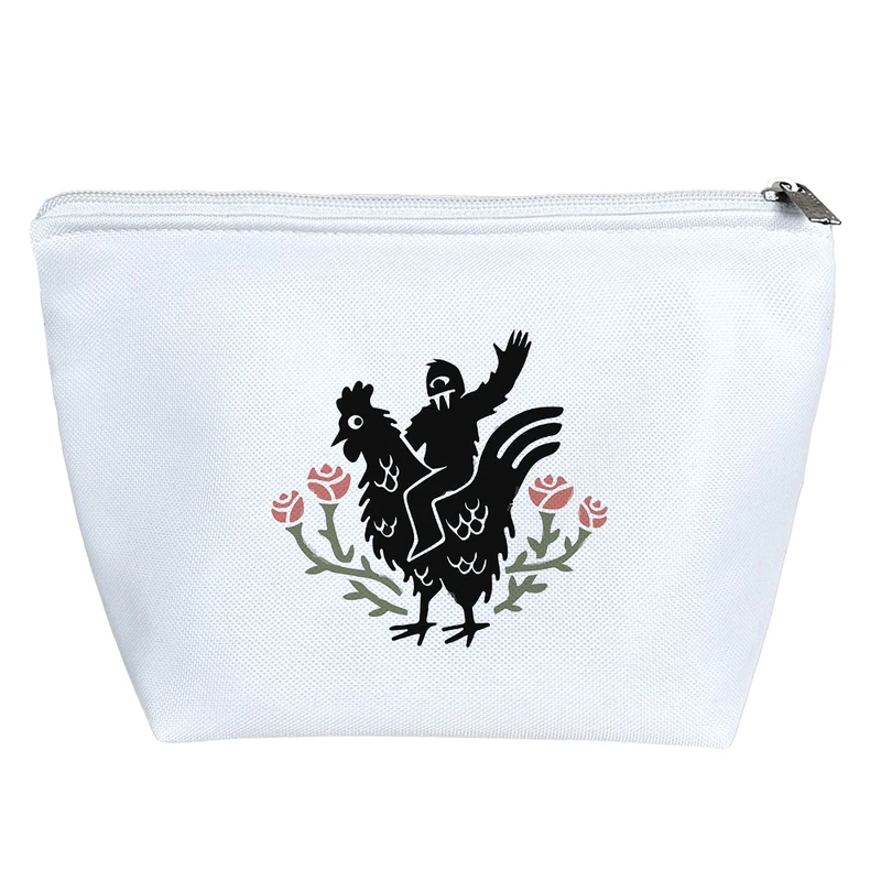 کیف لوازم آرایش دخترانه خندالو مدل خروس سواری کد 9443