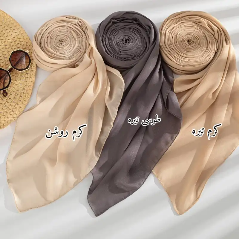 روسری زنانه مدل دنیز شاین ساده