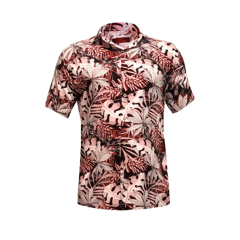 پیراهن آستین کوتاه مردانه مدل هاوایی کد PIN 