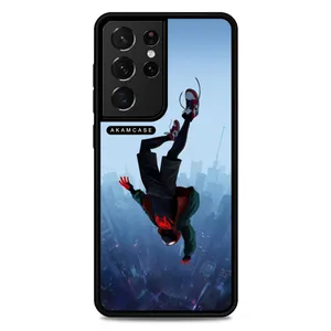 AKAM AMCWSGS21U-SPIDERMAN10 Cover For Samsung Galaxy S21 Ultra
