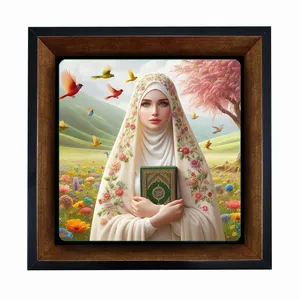 تابلو کاشی مبین ایده طرح دخترانه رمضان کد   X27  -  m1458
