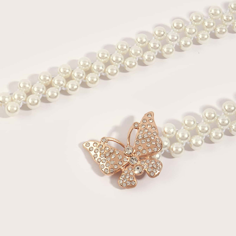 پرده جمع کن مدل Butterflypearl01 مجموعه دو عددی