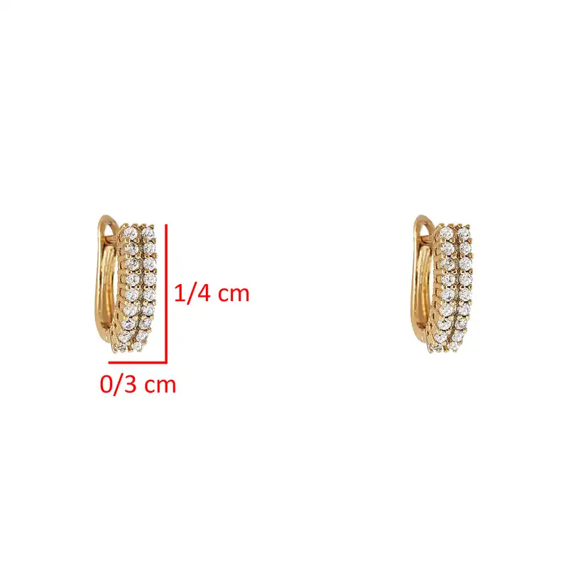 گوشواره زنانه ژوپینگ مدل 1639