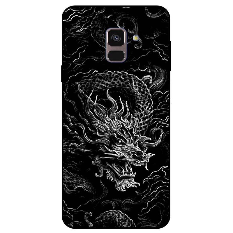 کاور مگافون طرح اژدها مدل 1897 مناسب برای گوشی موبایل سامسونگ Galaxy A6 Plus 2018         
