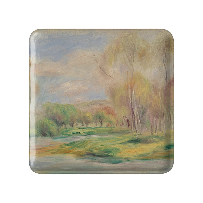 مگنت خندالو طرح پیر اگوست رنوآر مدل مربعی کد 36852