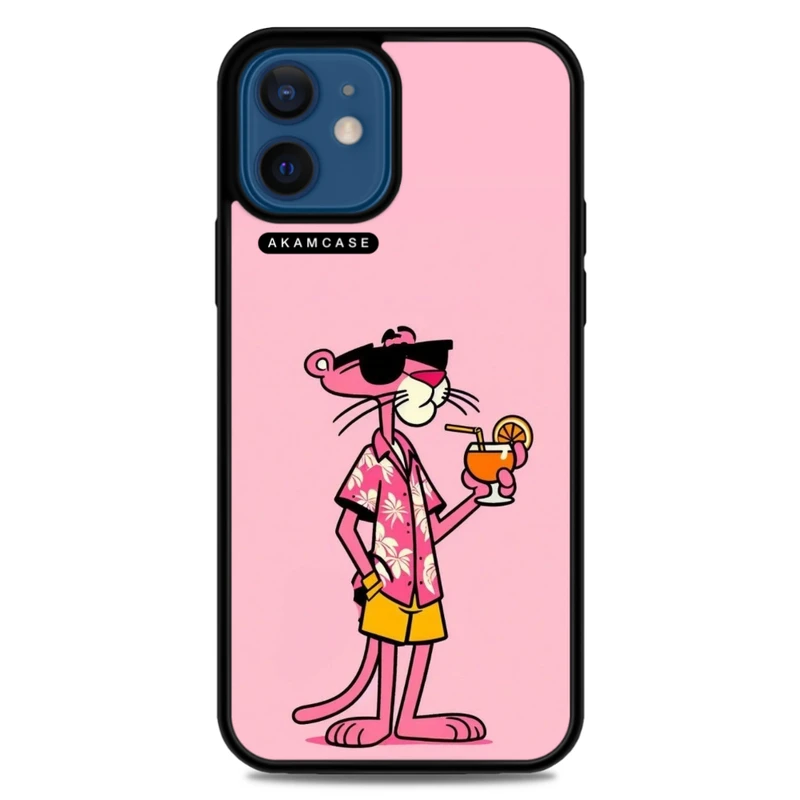 کاور آکام مدل AMC-WA12M-PINK PANTHER13 مناسب برای گوشی موبایل اپل iPhone 12 Mini