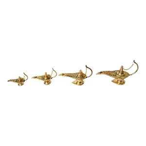 دکوری برنجی مدل چراخ جادو کد H-1209 بسته 4 عددی