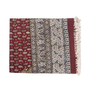 سفره قلمکار ممتاز اثر عطریان طرح 1 سایز 220 × 280 سانتی متر