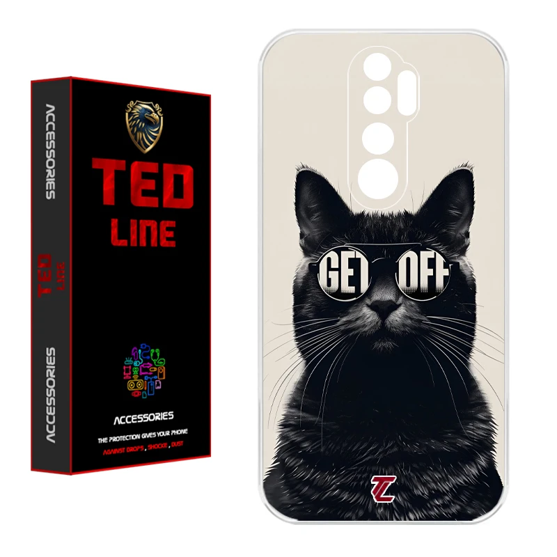 کاور تدلاین طرح گربه کد 1175 مناسب برای گوشی موبایل شیائومی Redmi Note 8 Pro
