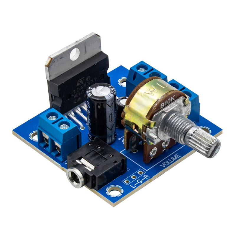 ماژول آمپلی فایر ایرانیک مدل 2X30W کد TDA7377