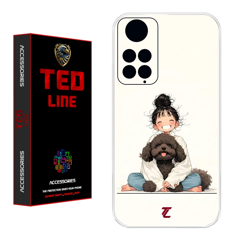 کاور تدلاین طرح سگ کد 1199 مناسب برای گوشی موبایل شیائومی Redmi Note 11 4G / Note 11S