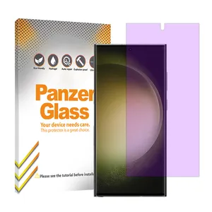 Panzer Glass Resistant model anti-purple screen protector suitable for Samsung Galaxy S23 Ultra mobile phone