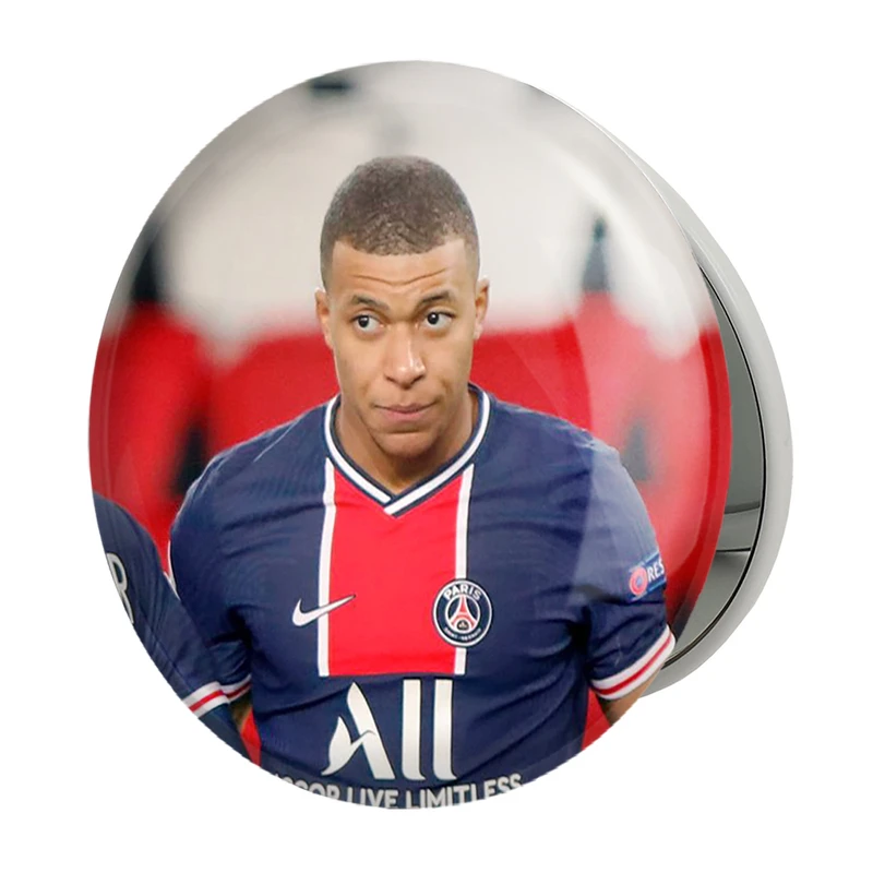 آینه جیبی خندالو طرح کیلیان امباپه مدل تاشو کد 14029 