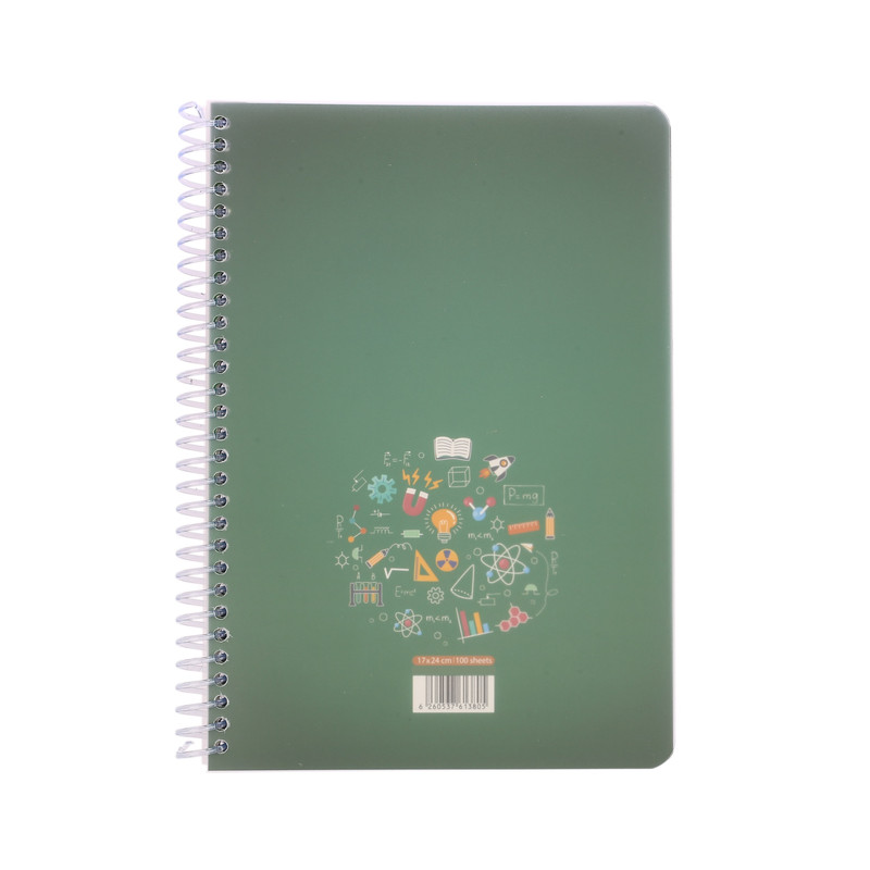 دفتر مشق 100 برگ سم طرح فیزیک