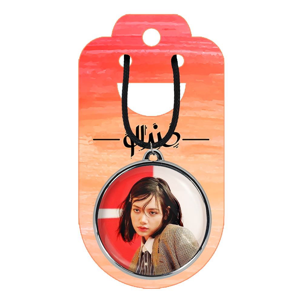 گردنبند خندالو مدل لیسا بلک پینک کد 1428814294