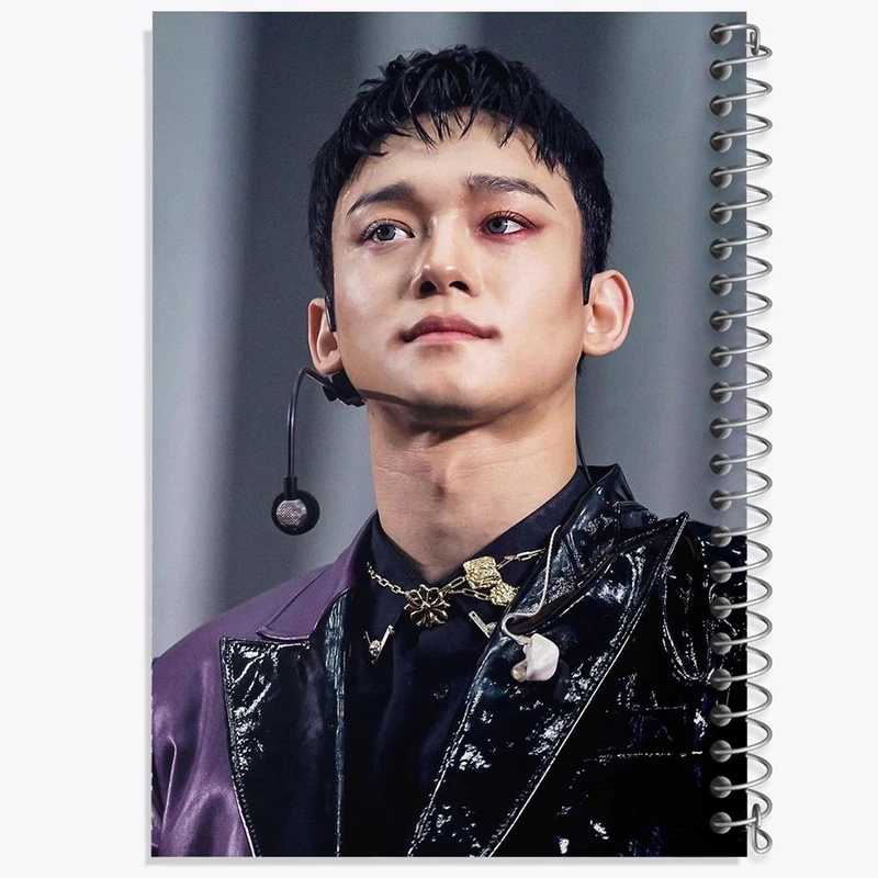 دفتر مشق 50 برگ خندالو مدل چن گروه اکسو EXO  کد 13348