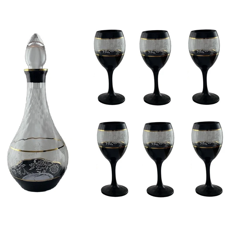 سرویس پارچ و لیوان 7 پارچه پاشاباغچه مدل دوشس کد 97872 