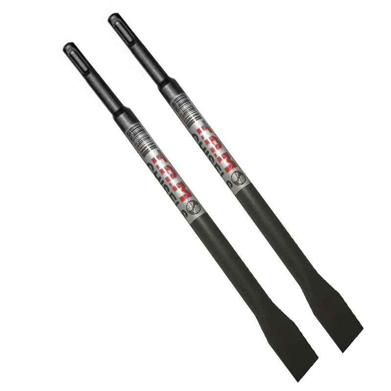 قلم ساختمانی چهار شیار تام مدل T20-250 سایز 250 میلی متر مجموعه 2 عددی