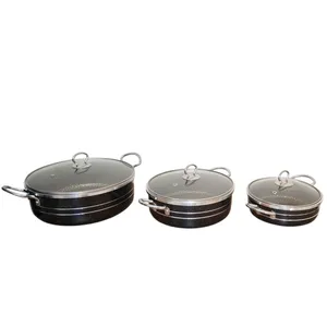 سرویس تابه گرانیتی 6 پارچه آوا فرجام مدل هیراد