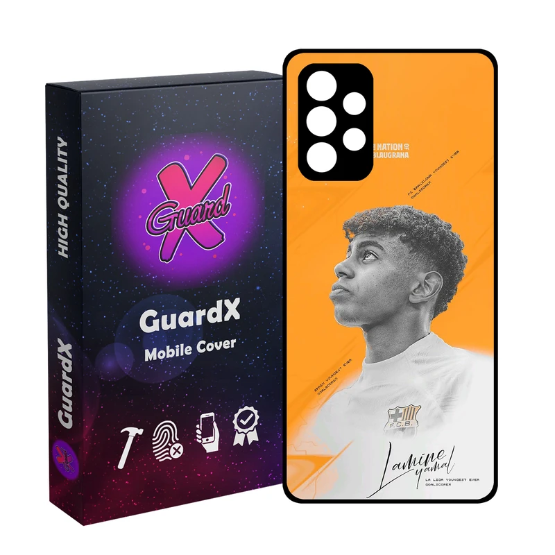 کاور گارد ایکس طرح یامال مدل Glass10797 مناسب برای گوشی موبایل سامسونگ Galaxy A32 4G
