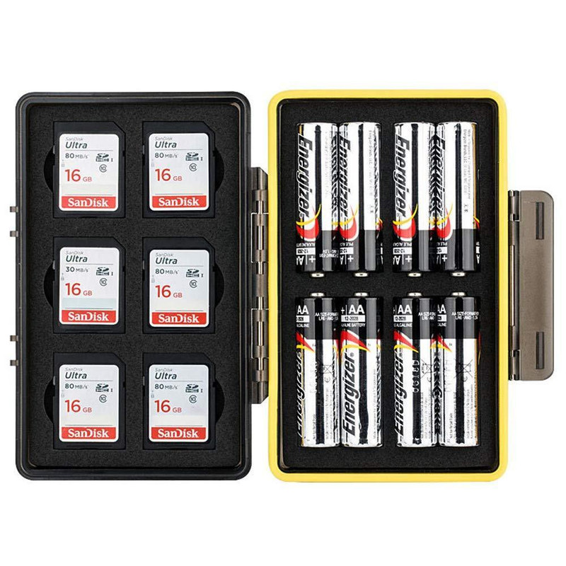 کیف محافظ باتری و کارت حافظه جی جی سی مدل BC-3SD6AA