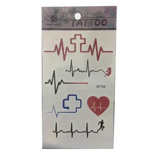 تتو موقت طرح ضربان کد 102