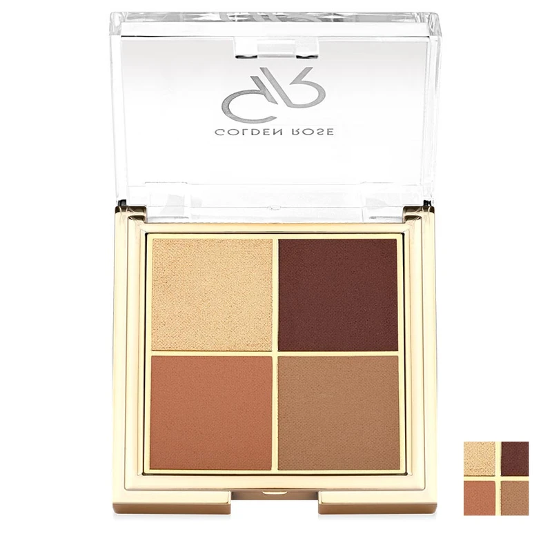 پالت سایه چشم گلدن رز مدل Quattro شماره 06