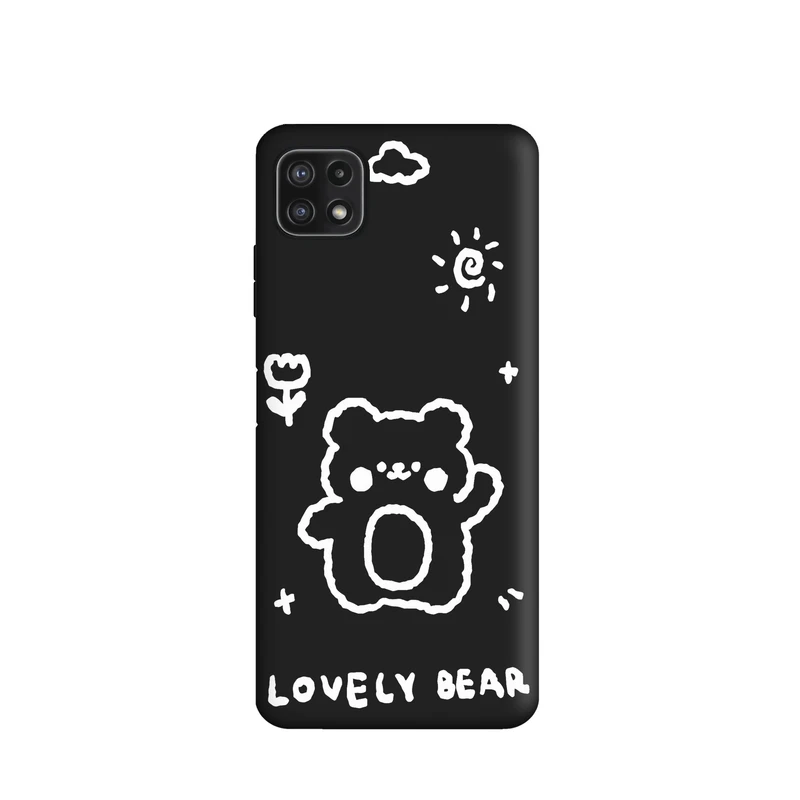  کاور قاب گارد طرح خرس بیر کد a1726 مناسب برای گوشی موبایل سامسونگ Galaxy A22 4G