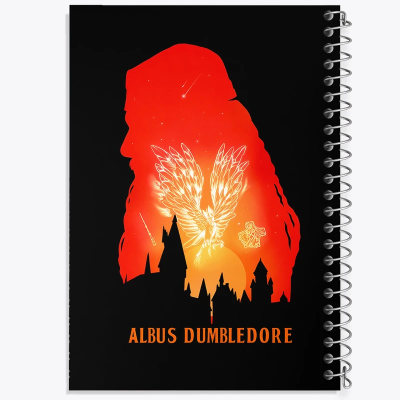 دفتر ژورنال نویسی 50 برگ خندالو مدل نقطه ای طرح هری پاتر (Harry Potter) کد N5003