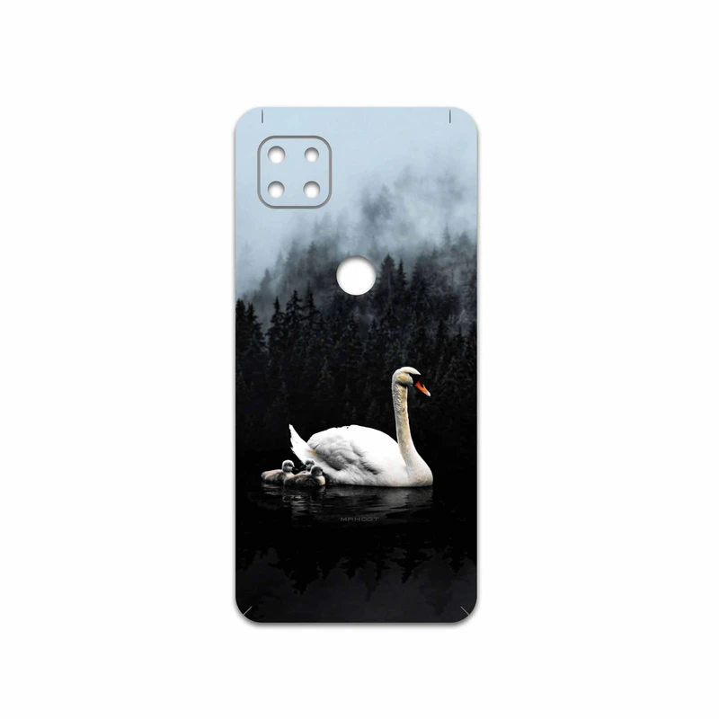 برچسب پوششی ماهوت مدل Swan-Lake مناسب برای گوشی موبایل موتورولا MOTO G 5G