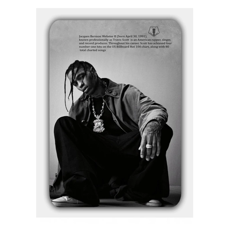 پوستر مدل تراویس اسکات TRAVIS SCOTT کد 577