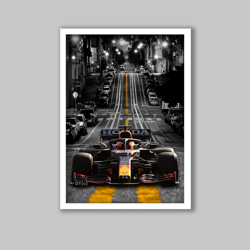 تابلو لیلیان طرح فرمول یک مکس ورشتپن کد LA-G11479