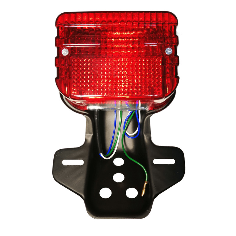 چراغ خطر موتورسیکلت مدل فلزی مناسب برای هوندا 125  به همراه چراغ جلو موتورسیکلت