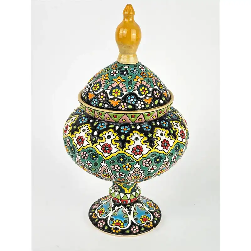 شکلات خوری میناکاری مدل وسطا