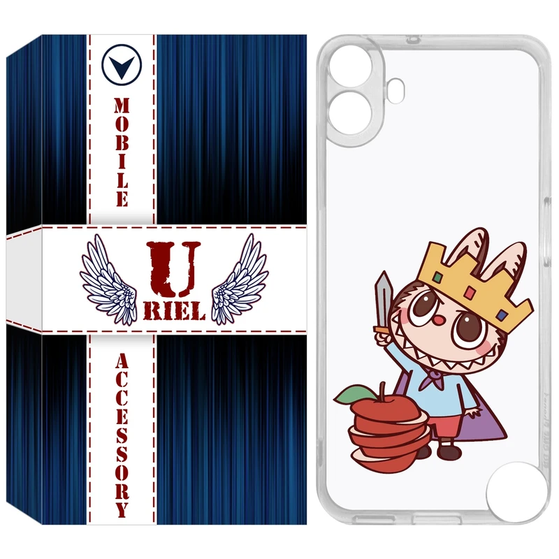 کاور یوریل مدل Clear کد 120 طرح لبوبو Labubu مناسب برای گوشی موبایل ناتینگ فون Nothing Phone 1