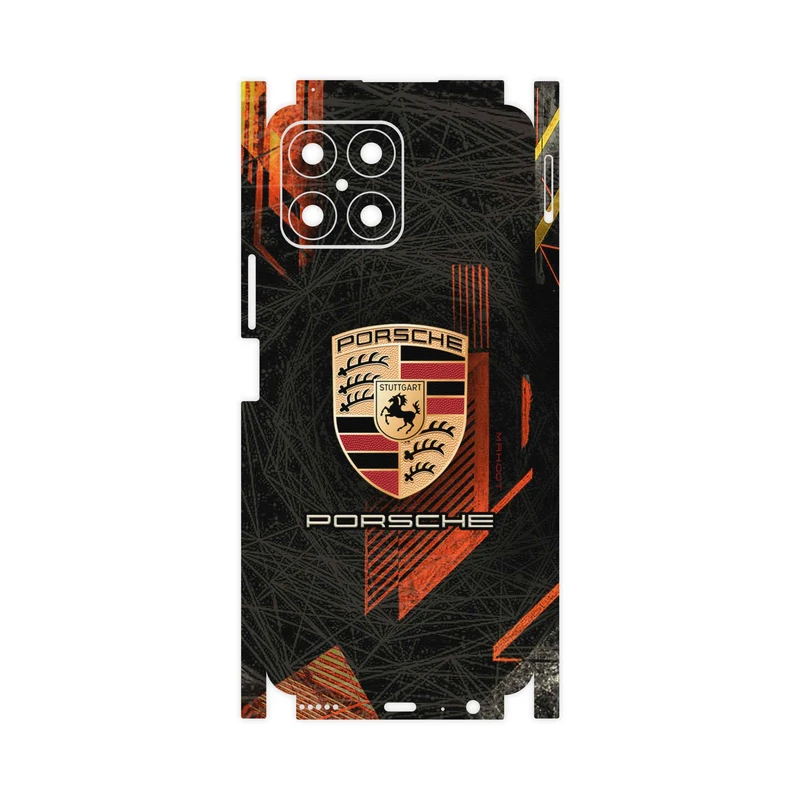 برچسب پوششی ماهوت مدل Porsche-Logo-FullSkin مناسب برای گوشی موبایل آنر X8