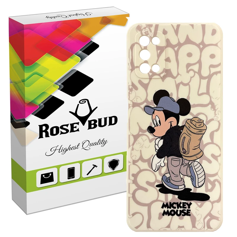 کاور رز باد طرح میکی موس مدل MRM7-055 مناسب برای گوشی موبایل سامسونگ Galaxy A03s