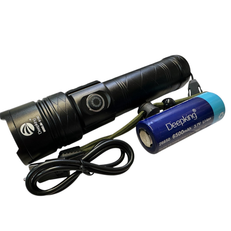 چراغ قوه دستی دیپ کینگ مدل DK-610 با نور چند رنگ