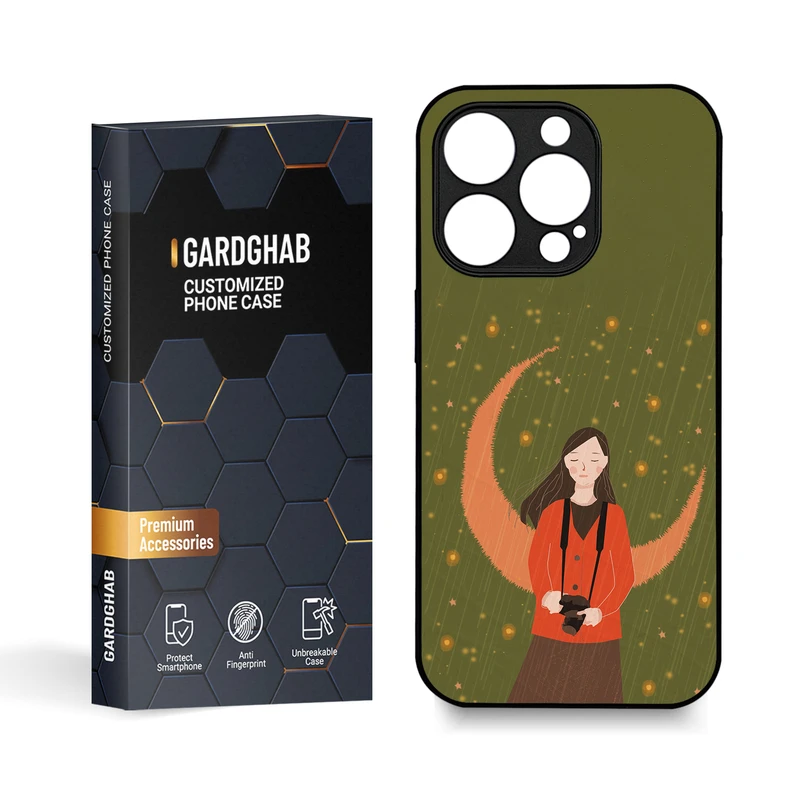  کاور گارد قاب مدل دخترانه مناسب برای گوشی موبایل اپل iPhone 15 Pro