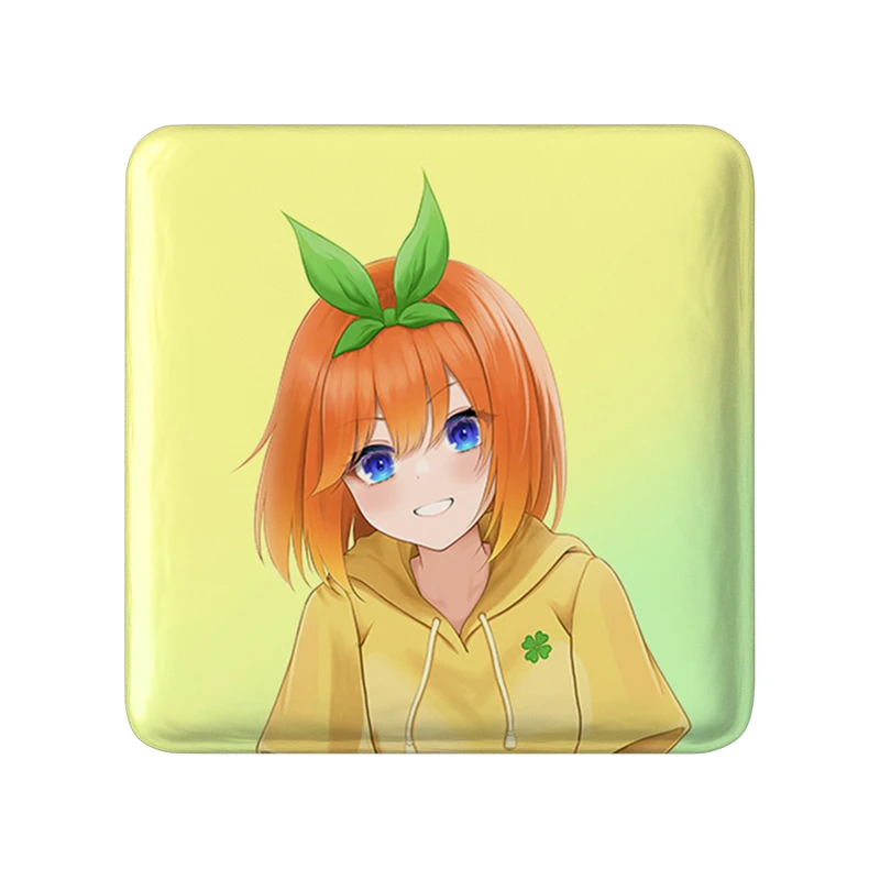 پیکسل خندالو طرح یوتسوبا انیمه پنج عروس مساوی مدل مربعی کد 32555