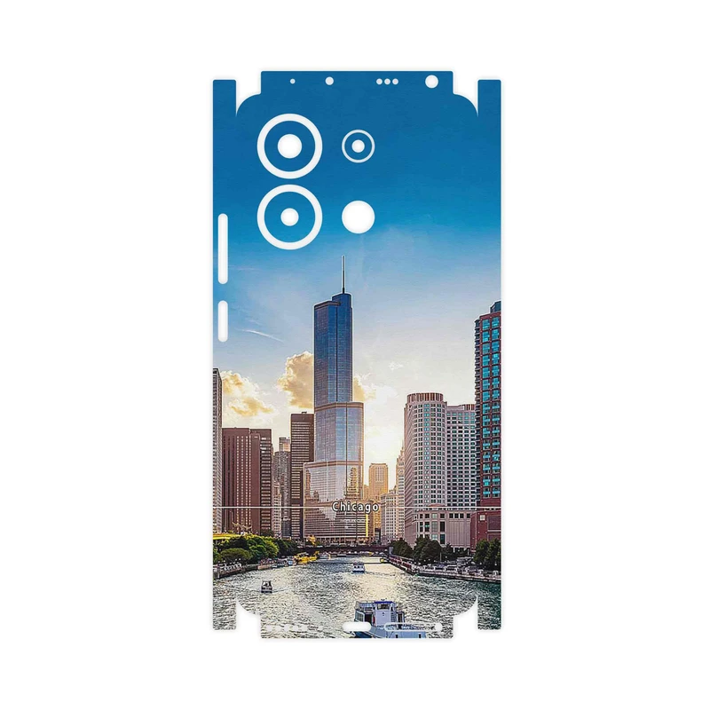 برچسب پوششی ماهوت مدل City of Chicago-FullSkin مناسب برای گوشی موبایل شیائومی Redmi Note 13 4G
