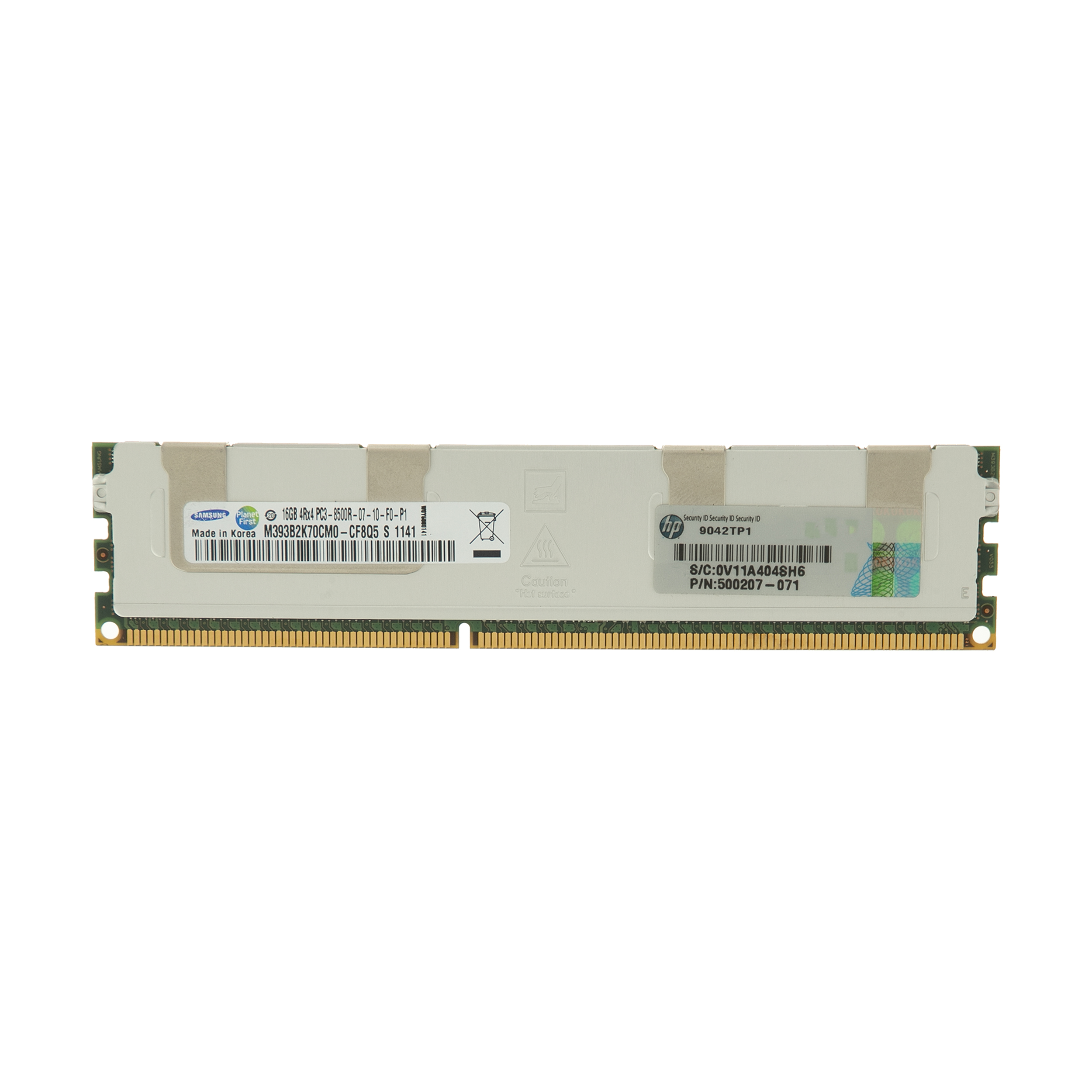 رم سرور DDR3 تک کاناله 1066 مگاهرتز CL7 سامسونگ مدل M393B2K70CM0-CF8Q5 ظرفیت 16 گیگابایت