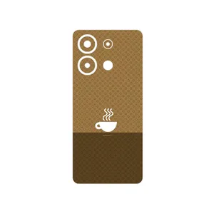 MAHOOT Minimal Cup of Coffee Icon Cover Sticker for Xiaomi Redmi Note 13 4G
