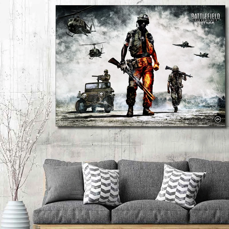 تابلو شاسی گالری استاربوی طرح Battlefield مدل بازی 07
